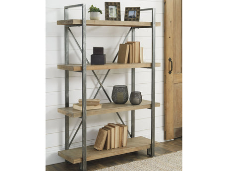 Forestmin Brown/Black Bookcase - Ornate Home