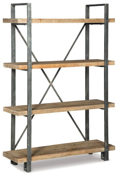 Forestmin Brown/Black Bookcase - Ornate Home
