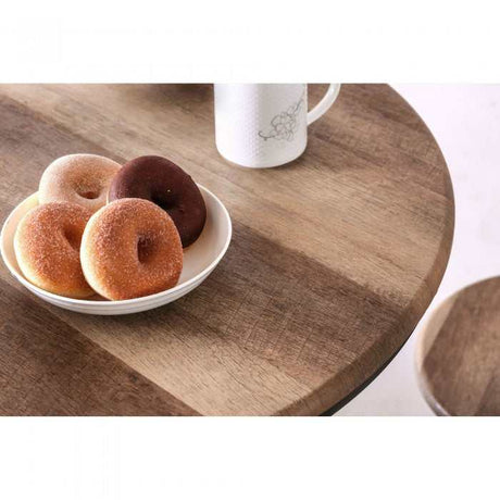 Foskey Antique Black & Natural Tone Bar Table - Ornate Home