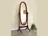 Foyet Merlot Oval Cheval Mirror - Ornate Home