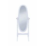 Foyet White Cheval Mirror - Ornate Home