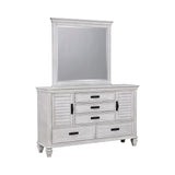 Franco Antique White Dresser - Ornate Home
