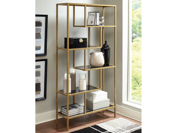 Frankwell Gold Finish Bookcase - Ornate Home