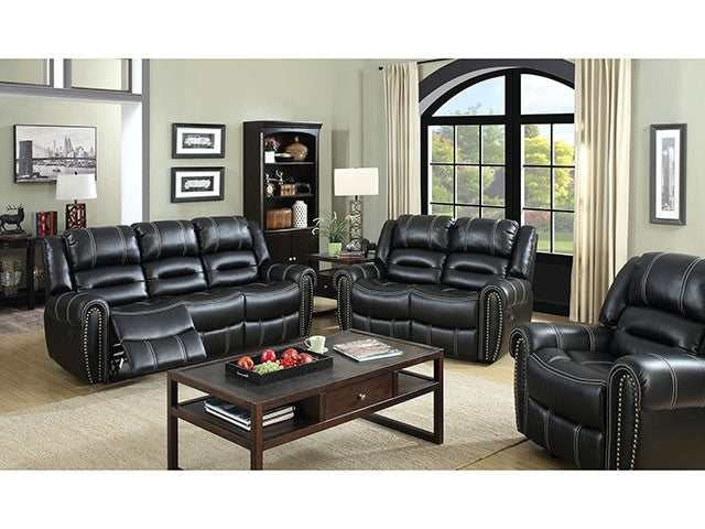 Frederick Black Sofa - Ornate Home