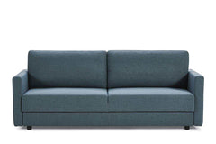 Fredonia BlueGreen Fabric Sofa Bed w/ Storage - Ornate Home
