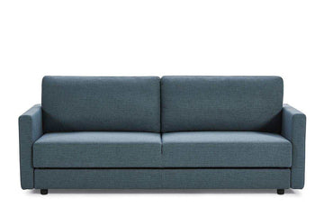 Fredonia BlueGreen Fabric Sofa Bed w/ Storage - Ornate Home
