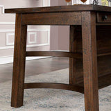 Fredonia Rustic Oak Counter Height Table - Ornate Home