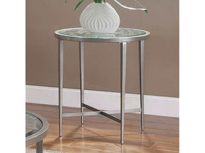 Freja Silver End Table - Ornate Home