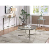 Freja Silver End Table - Ornate Home