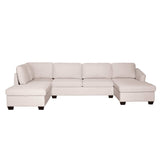 Fremont Modern Sectional Sofa Beige - Ornate Home