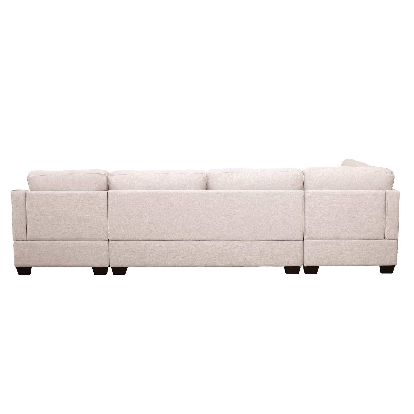 Fremont Modern Sectional Sofa Beige - Ornate Home