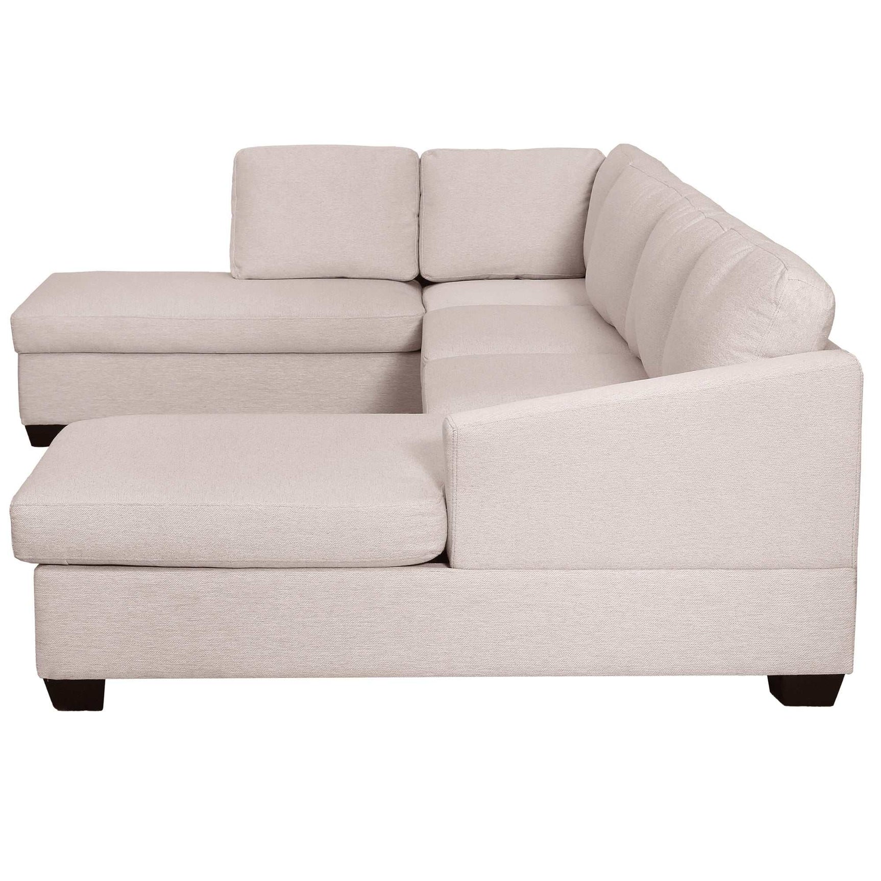 Fremont Modern Sectional Sofa Beige - Ornate Home