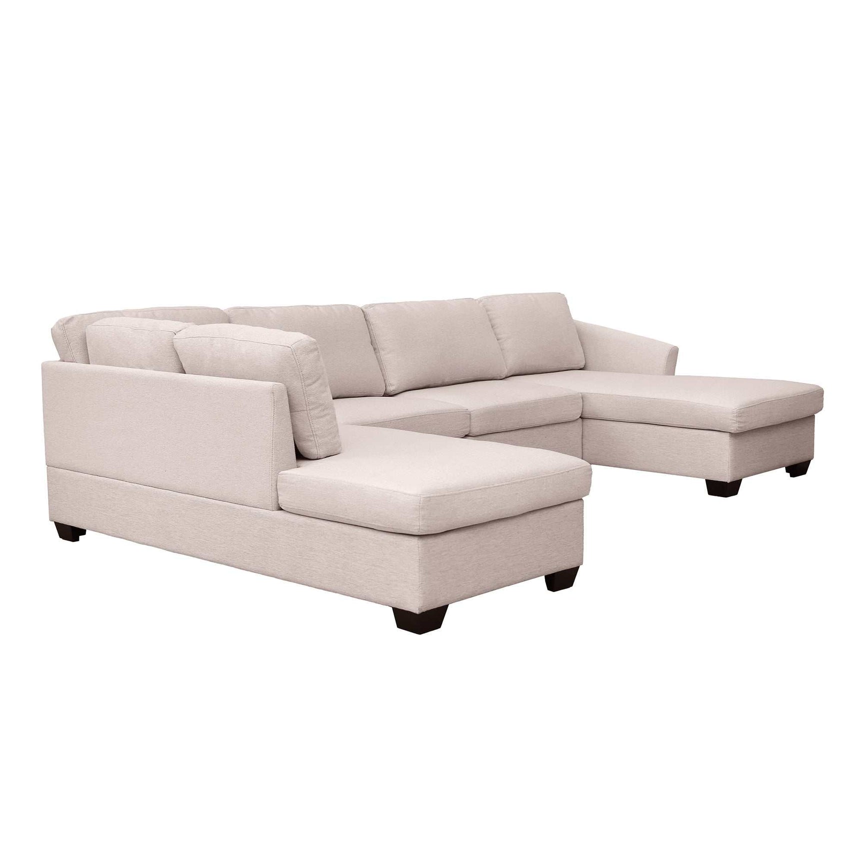 Fremont Modern Sectional Sofa Beige - Ornate Home