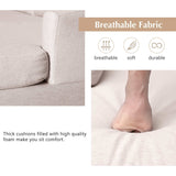 Fremont Modern Sectional Sofa Beige - Ornate Home