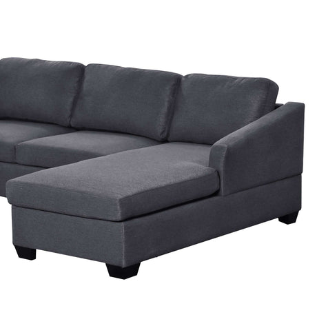 Fremont Modern Sectional Sofa Gray - Ornate Home