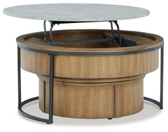 Fridley Nesting Lift Top Coffee Table & Storage Trunk (Set of 2) - Ornate Home