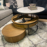 Fridley Nesting Lift Top Coffee Table & Storage Trunk (Set of 2) - Ornate Home