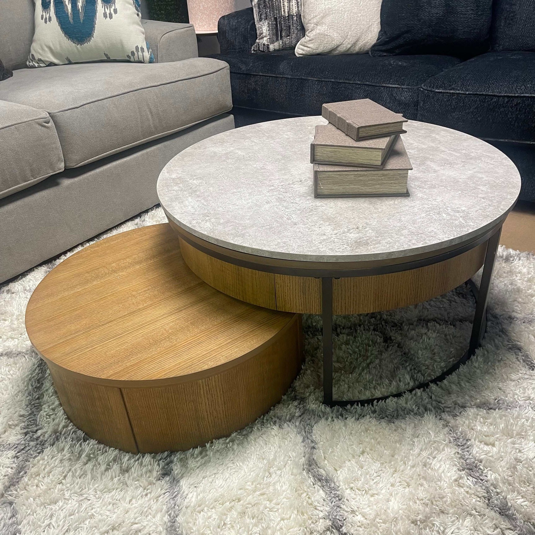 Fridley Nesting Lift Top Coffee Table & Storage Trunk (Set of 2) - Ornate Home