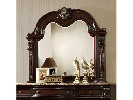 Fromberg Brown Cherry Mirror - Ornate Home
