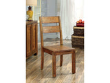 Frontier Dark Oak Dining Chair (Set of 2) - Ornate Home