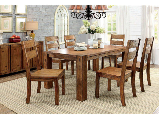 Frontier Dark Oak Dining Table - Ornate Home