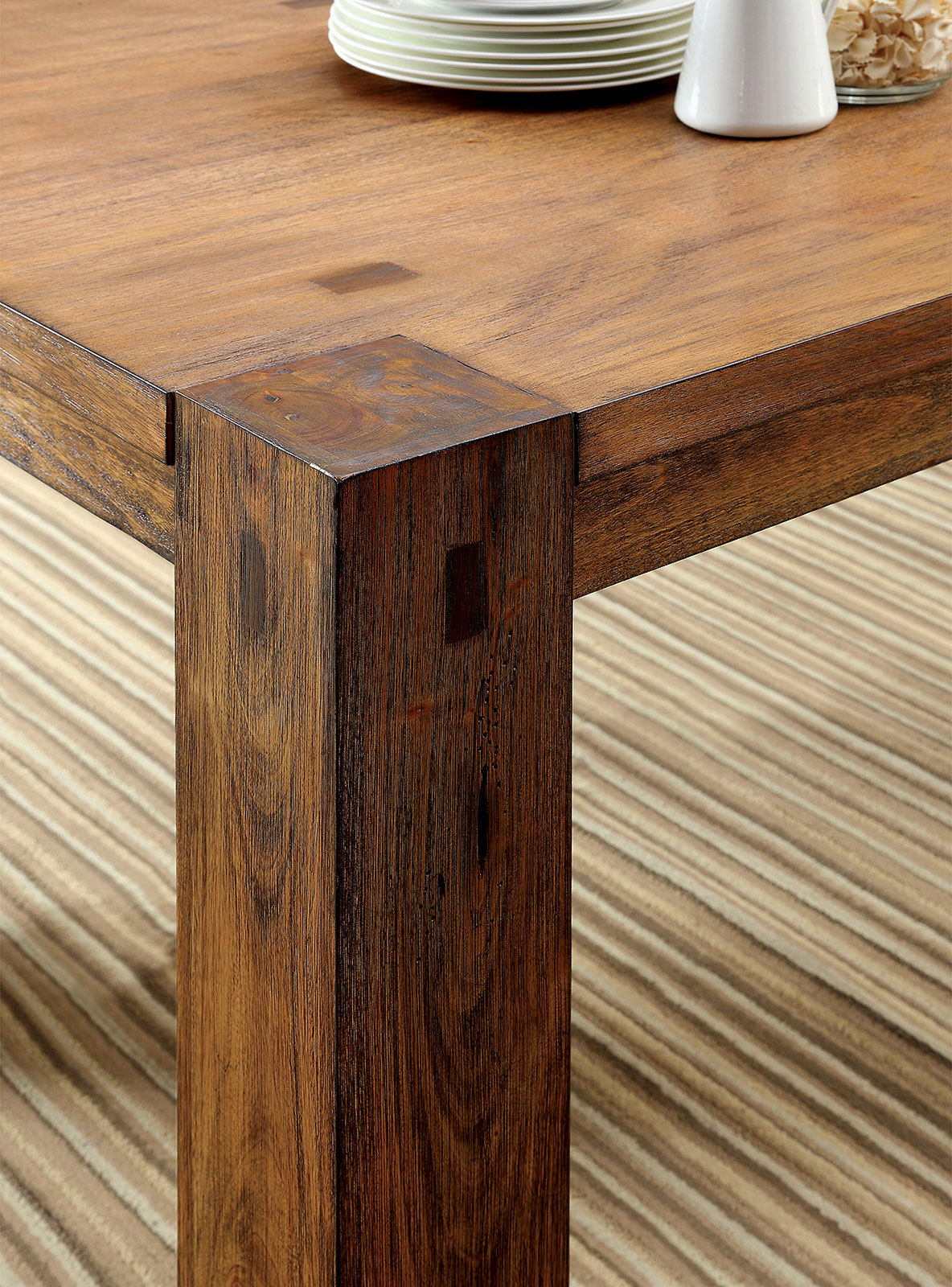 Frontier Dark Oak Dining Table - Ornate Home