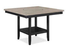 Fulton Charcoal/Light Gray Counter Hight Table - Ornate Home
