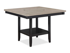 Fulton Charcoal/Light Gray Counter Hight Table - Ornate Home