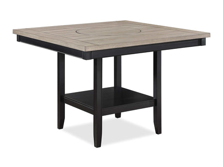 Fulton Charcoal/Light Gray Counter Hight Table - Ornate Home