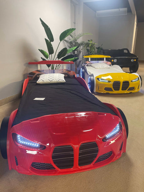 GTX Carbed Yellow Kid Bed / Mattress Included - Ornate Home