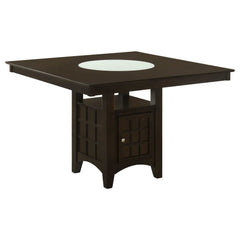 Gabriel Beige / Cappuccino 5 Pc Counter Height Dining Set - Ornate Home