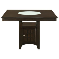 Gabriel Beige / Cappuccino 7 Pc Counter Height Dining Set - Ornate Home