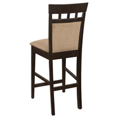 Gabriel Beige / Cappuccino 7 Pc Counter Height Dining Set - Ornate Home