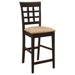 Gabriel Cappuccino / Tan 5 Pc Counter Height Dining Set - Ornate Home