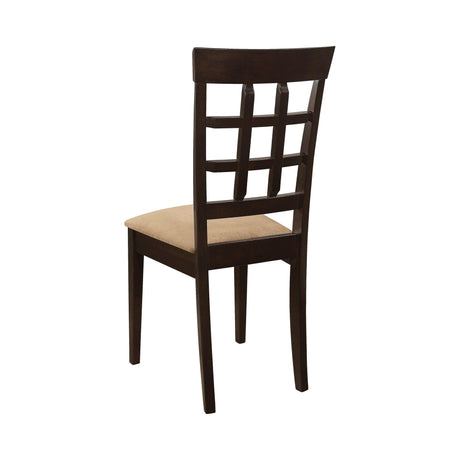 Gabriel Cappuccino & Tan Dining Chair (Set Of 2) - Ornate Home