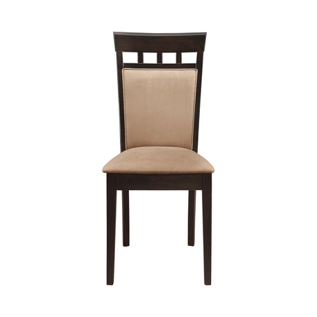 Gabriel Cappuccino & Tan Side Chairs (Set of 2) - Ornate Home