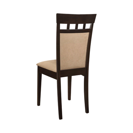 Gabriel Cappuccino & Tan Side Chairs (Set of 2) - Ornate Home