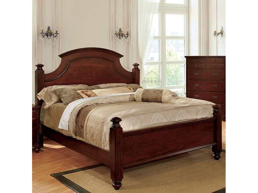 Gabrielle Cherry Eastern King Bed - Ornate Home