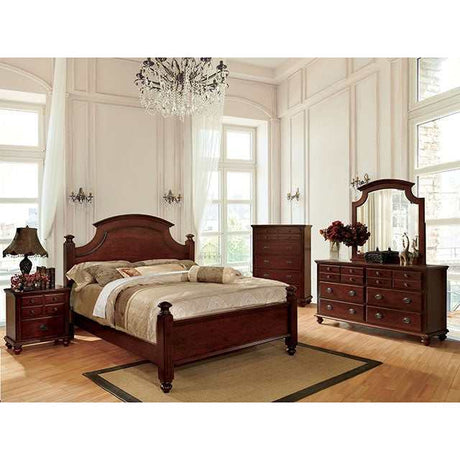Gabrielle Cherry Eastern King Bed - Ornate Home