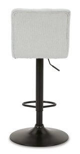 Gaddison Light Beige & Black Bar Height Bar Stool (Set of 2) - Ornate Home