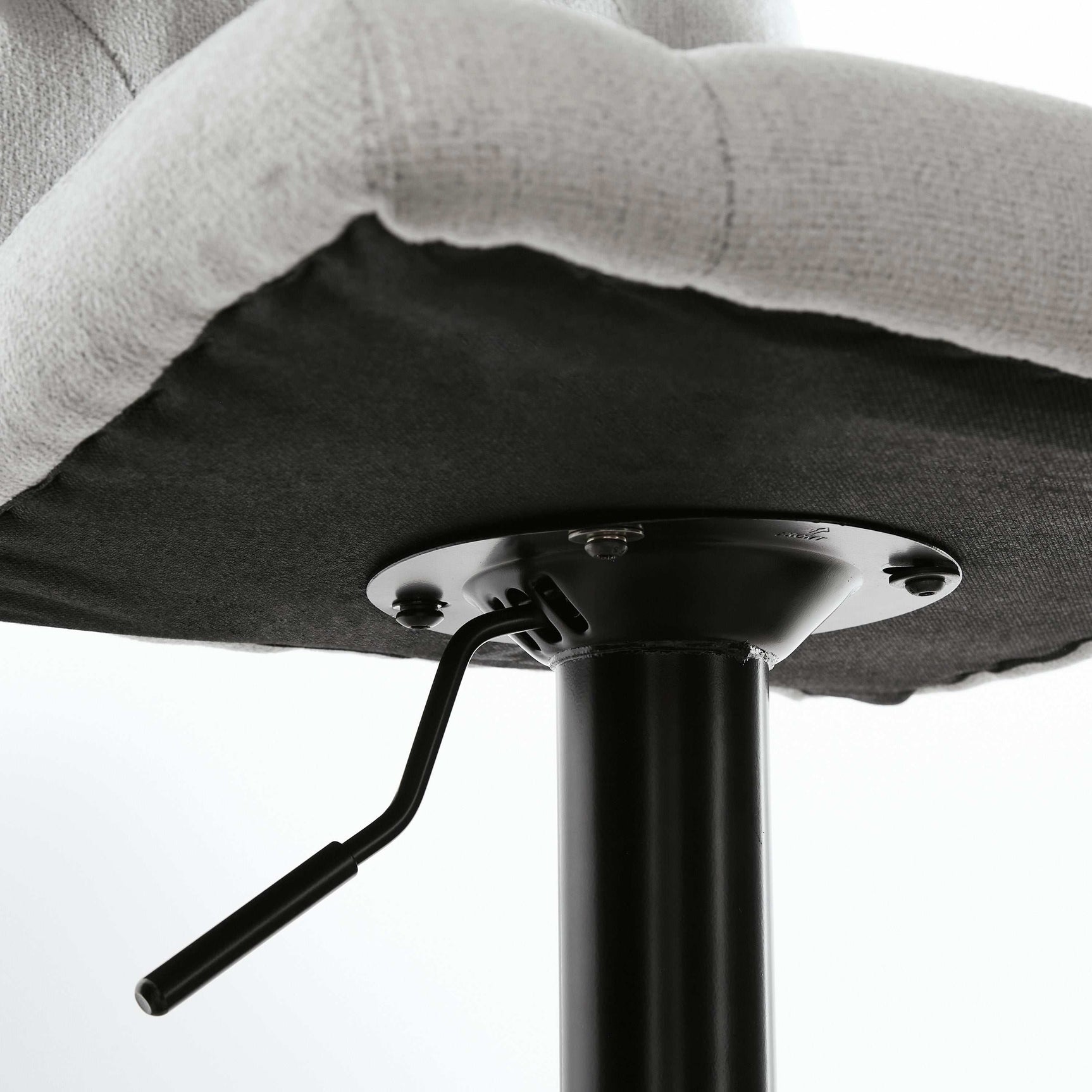 Gaddison Light Beige & Black Bar Height Bar Stool (Set of 2) - Ornate Home