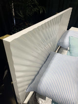 Gaines White High Gloss Queen Bed - Ornate Home