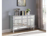 Garbo Silver Accent Cabinet - Ornate Home