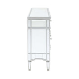 Garbo Silver Accent Cabinet - Ornate Home