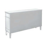 Garbo Silver Accent Cabinet - Ornate Home