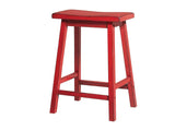 Gaucho Antique Red Counter Height Stool - Ornate Home