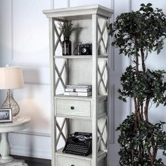 Georgia Antique White Pier Cabinet - Ornate Home