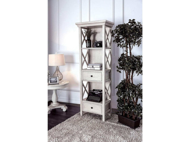 Georgia Antique White Pier Cabinet - Ornate Home