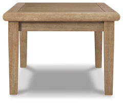 Gerianne Grayish Brown Outdoor Coffee Table - Ornate Home