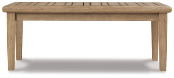 Gerianne Grayish Brown Outdoor Coffee Table - Ornate Home